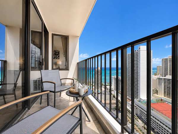 Relax on your balcony with refreshing views