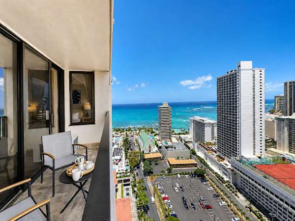 Ocean views from your balcony