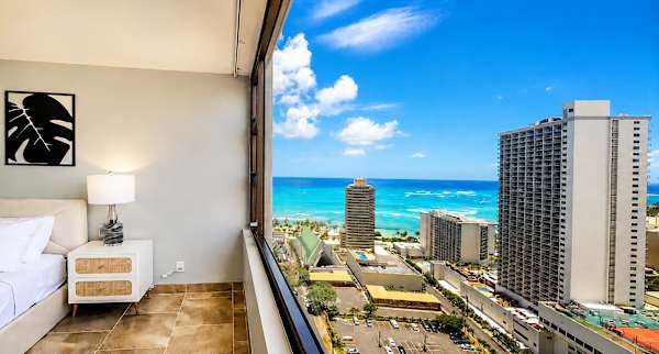 Enjoy ocean views from your bedroom window