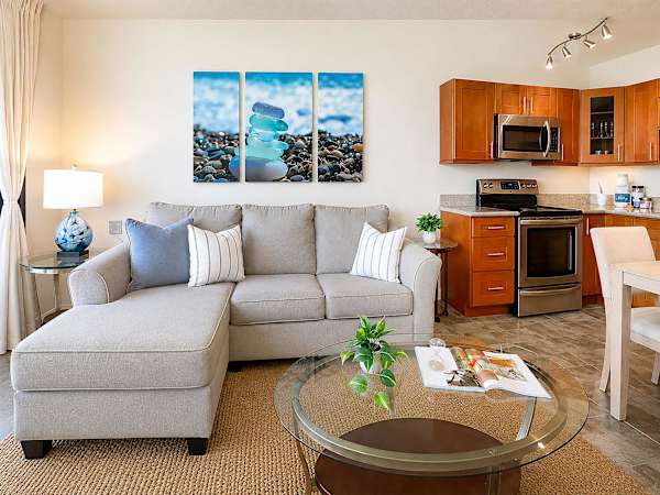 Unwind in your living area with a sectional sleeper sofa