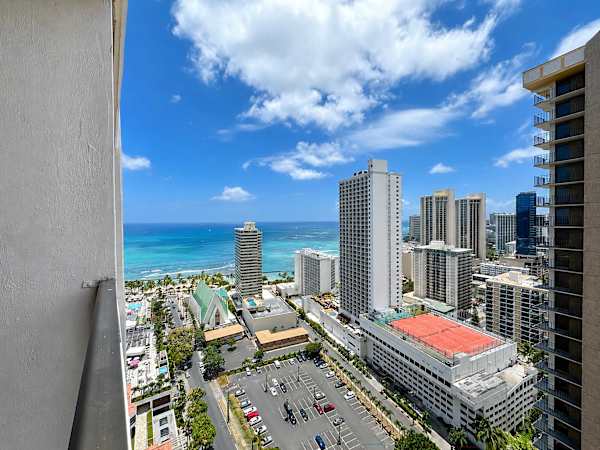 Ocean views from your balcony