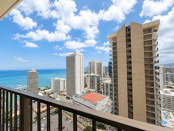 Ocean views from your balcony