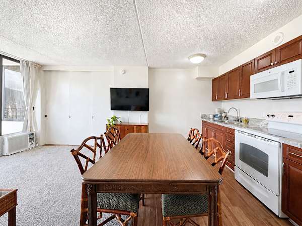 Enjoy a meal together in the designated dining area with 4 chairs