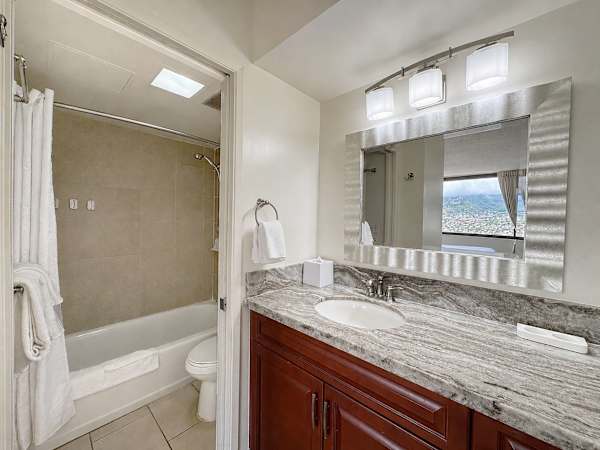 Full bathroom with a tub/shower combo