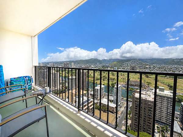 Have your morning coffee or evening cocktails from your balcony