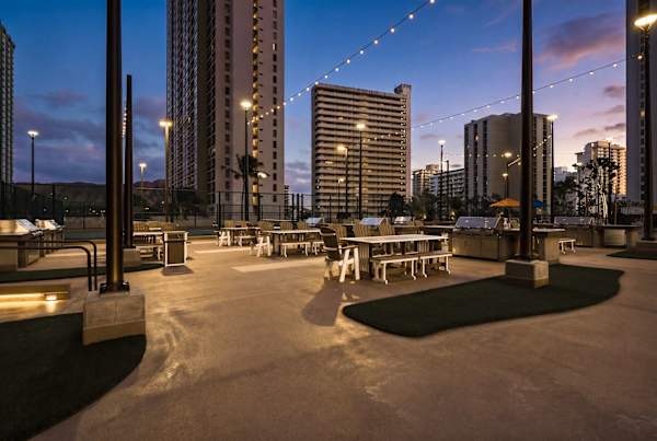 BBQ stations for just $5/hour (price subject to change) and picnic area