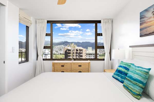 Wake up to the beautiful mountain views from your bedroom window