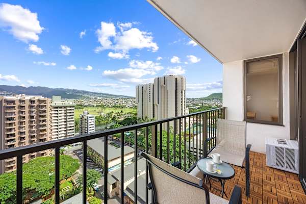 Great mountain views from your balcony