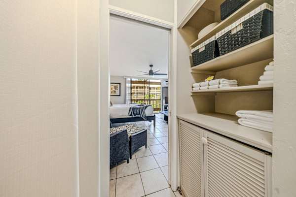 Convenient Laundry Closet For Longer Stays