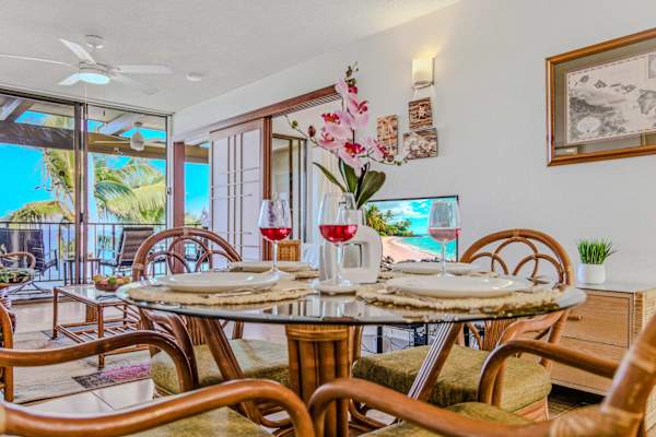 Beautifully arranged dining table and chairs in a bright, open-concept living space. 🍽️