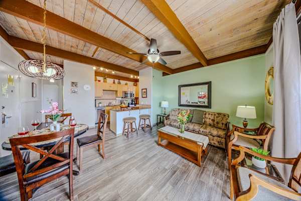 Vaulted Wood Ceilings Create An Airy Island Retreat