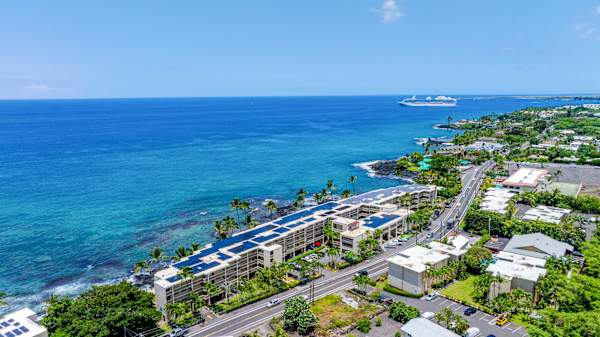 Panoramic Coastline From Above