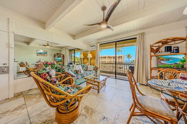 Unwind In Style Within This High Ceiling Tropical Retreat
