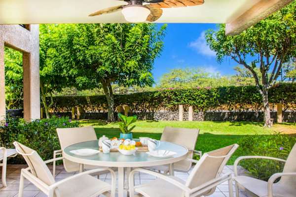 Enjoy your morning coffee on your own private lanai!