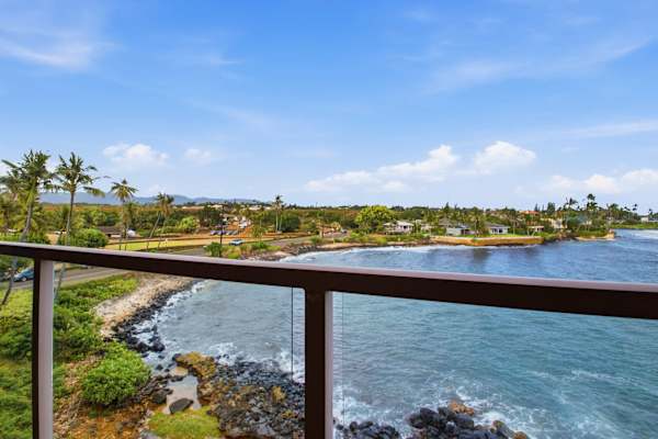 Ocean View from Balcony Railing