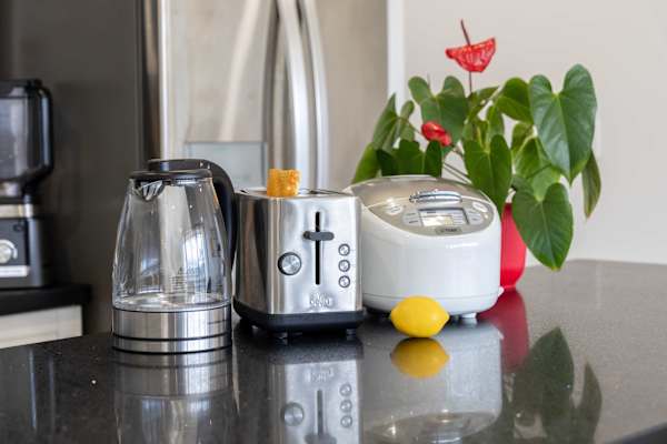 Small appliances available in your kitchen for your convenience