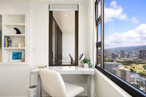 There is a cute dedicated desk in your bedroom