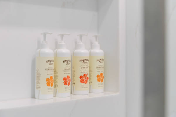 We provide starter bathroom supplies for your convenience