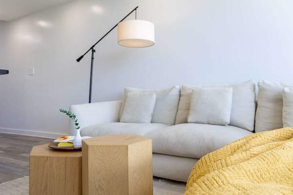 Relax in your sectional sofa in the living area