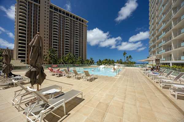 Have a refreshing dip in Ilikai Hotel's swimming pool!