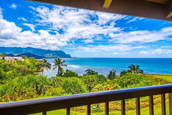 Sweeping coastline views from the private lanai