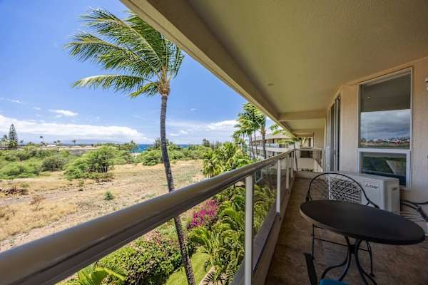 Sip your morning coffee or evening drink on your private covered balcony while enjoying lush tropical scenery and ocean breezes.