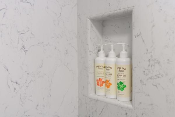 We provide a starter supply in the bathroom
