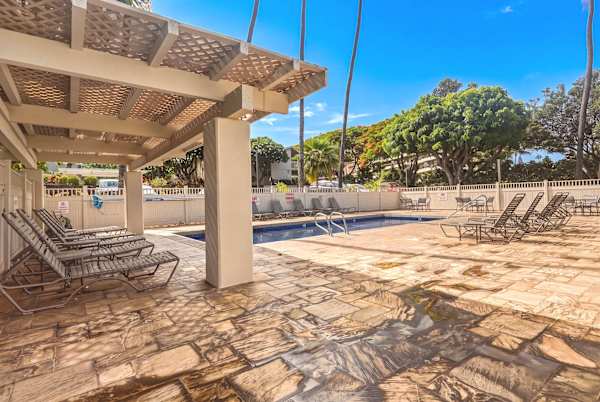 Unwind poolside under the shaded pavilion or soak up the sun from the comfortable lounge chairs on the spacious deck.