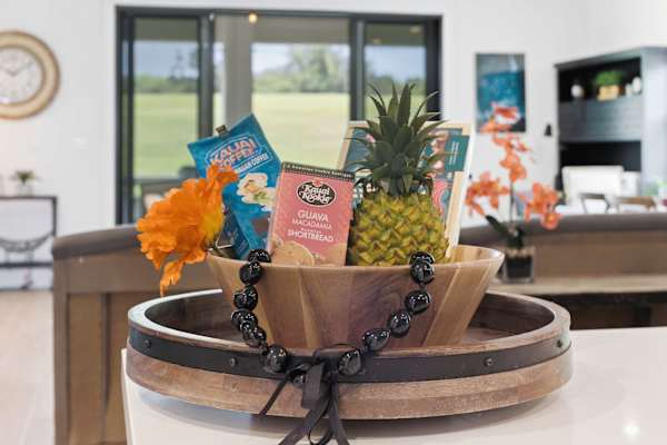 Welcoming arrival package