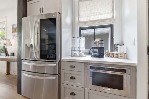 Spacious fridge