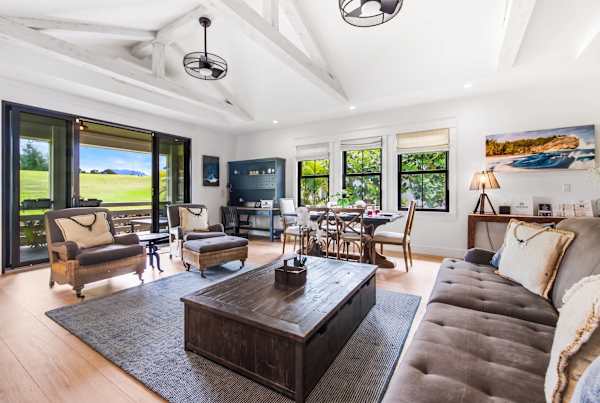 Comfortable seating to relax with family