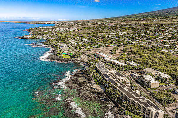 Breathtaking Panoramic Aerial View of the Coastline and Surrounding Area