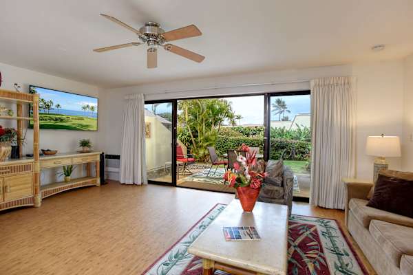 Spacious Living Room Filled With Natural Light