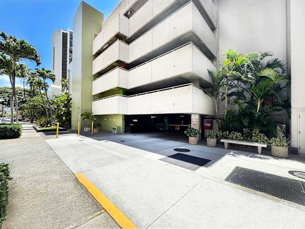 Parking garage at Waikiki Sunset