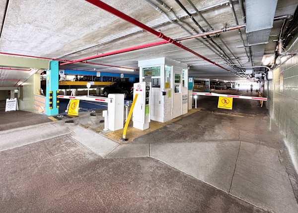 Parking garage at Waikiki Sunset
