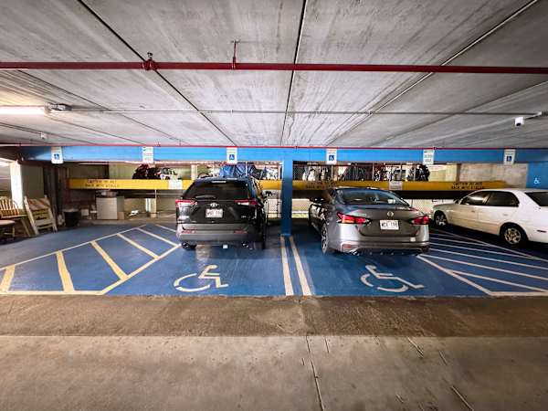 Parking garage at Waikiki Sunset