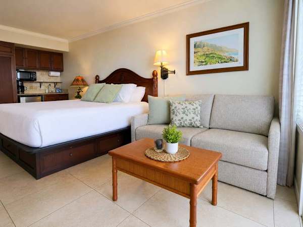 Inviting seating area to unwind