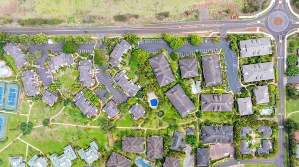 Bird's Eye View of the Resort Community Layout