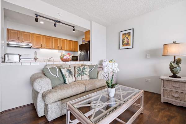 Studio living area