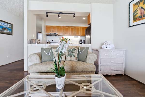 Studio living area