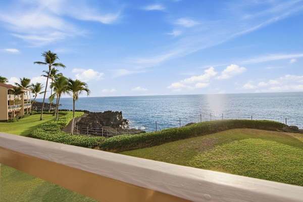 Ocean views from the lanai