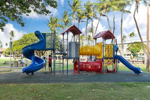 Playground nearby for littles