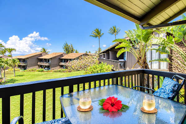 Lounge after a long day of exploring on your cozy lanai