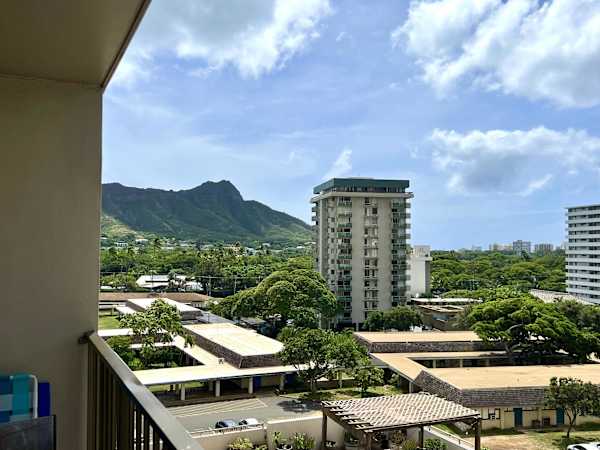 Your view from the balcony