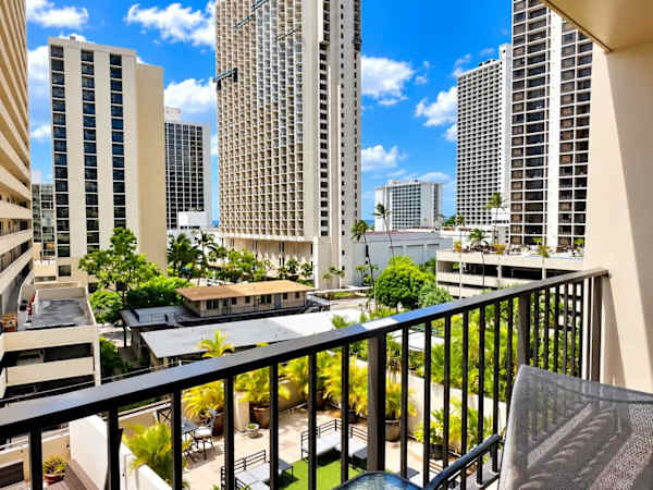 Your view from the balcony