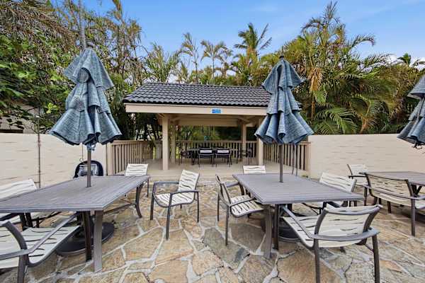 Outdoor dining area