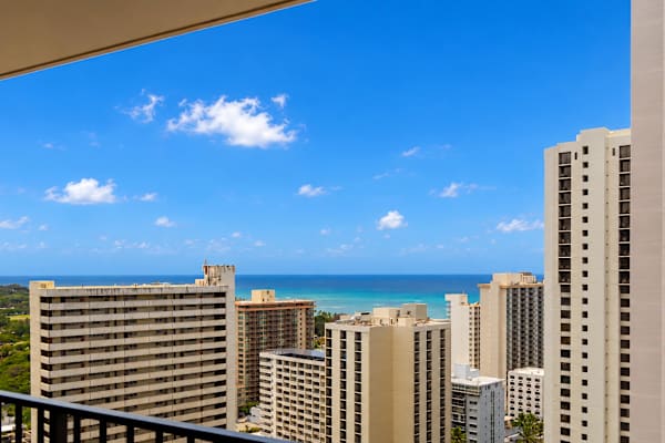 Beautiful views from the balcony