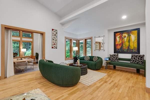 Woodinville Retreat | Decks | BBQ & Fireplace 3 A welcoming space designed for relaxing and spending time together.