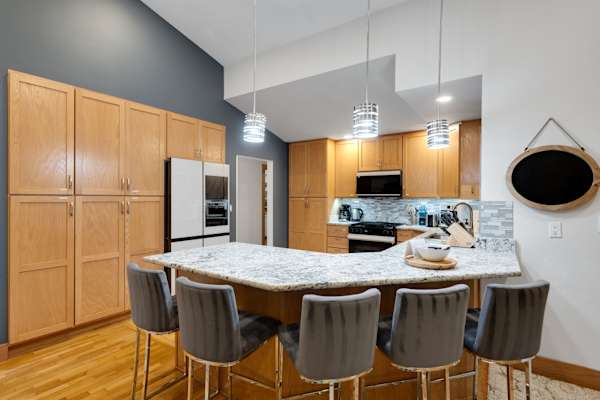Woodinville Retreat | Decks | BBQ & Fireplace 17 Start your mornings with fresh coffee and a relaxed breakfast in the kitchen.