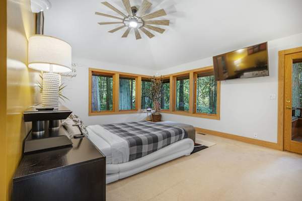 Woodinville Retreat | Decks | BBQ & Fireplace 31 Rest comfortably while enjoying views of the beautiful woodland surroundings.